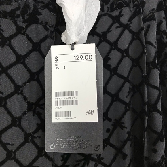 Balmain X H&M Black Velvet Pants Size 10 - Picture 5 of 8